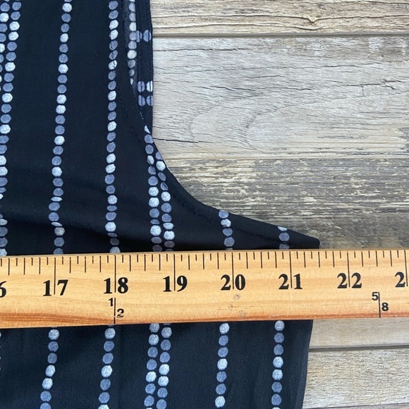 Croft & Barrow Soft Knit Midi Dress Size XXL Black Pleated Faux Wrap Sleeveless - Picture 4 of 9